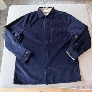Banana Republic Dark Blue Corduroy Shirt